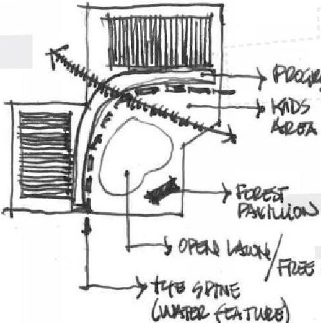 Rendering of building from page 5 of the file '2023-12-21 - Design Brief - D02-02-22-0025'