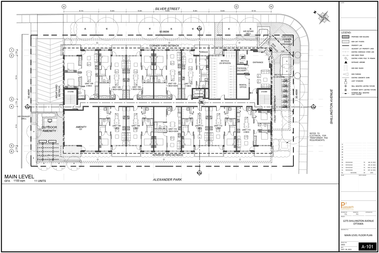 Floor plan for project from page 1 of the file '2022-03-25 - Main Level Floor Plan - D02-02-22-0026'