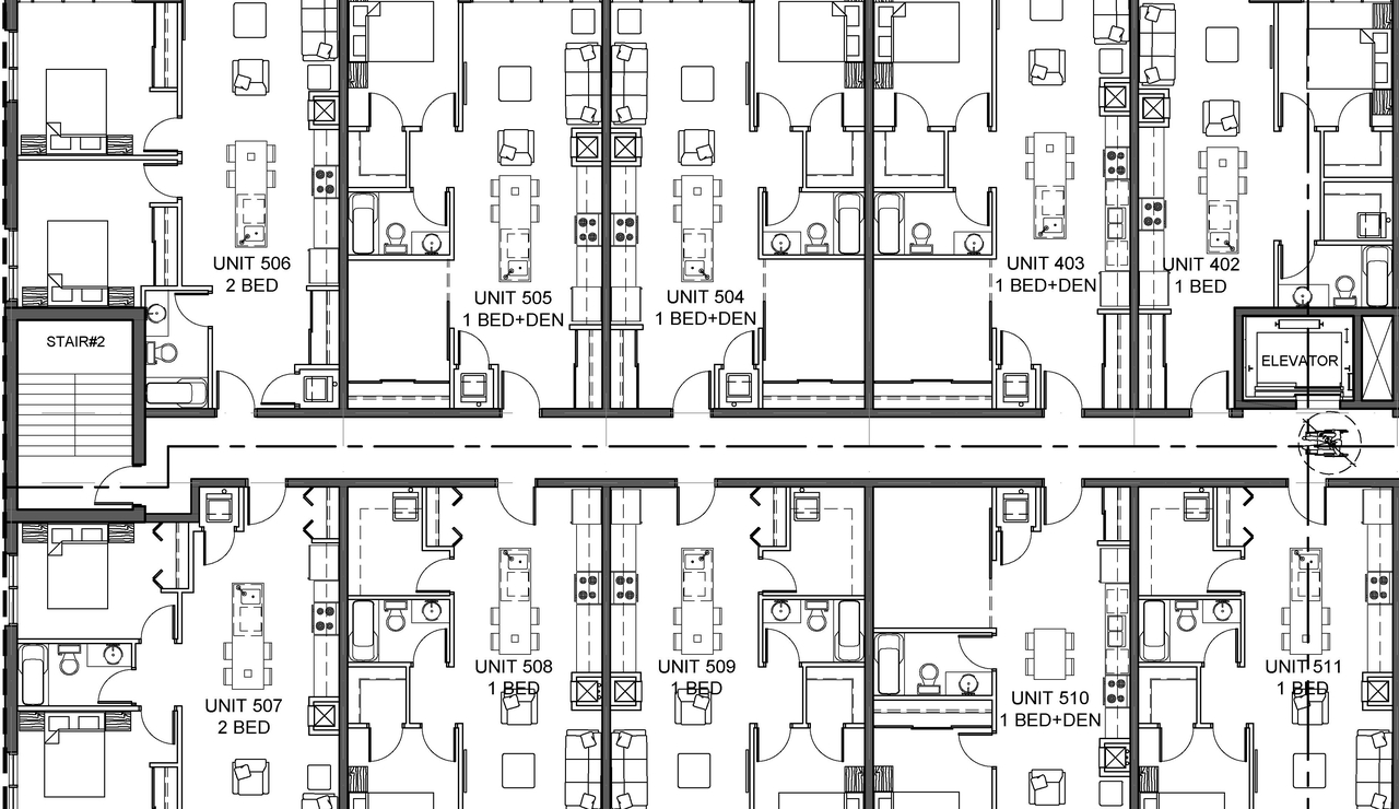 Floor plan for project from page 1 of the file '2022-03-25 - Upper Level Floor Plan - D02-02-22-0026'