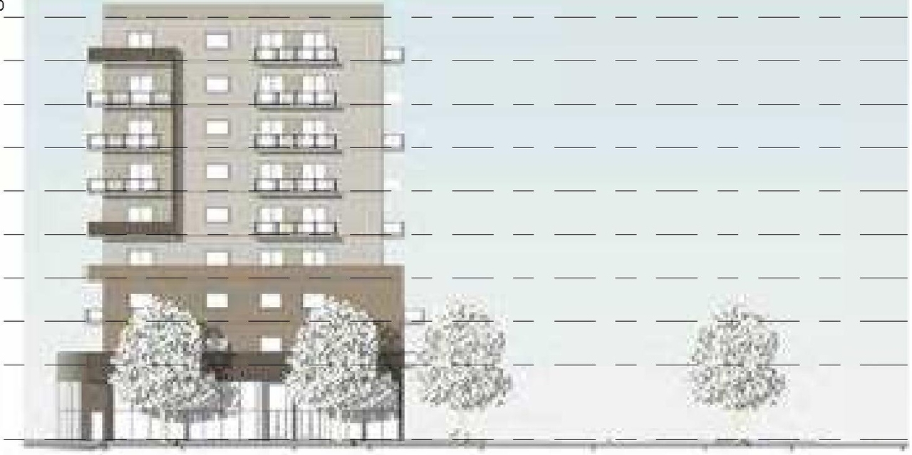 Rendering of building from page 34 of the file '2022-09-29 UDRP Submission D02-02-22-0038'