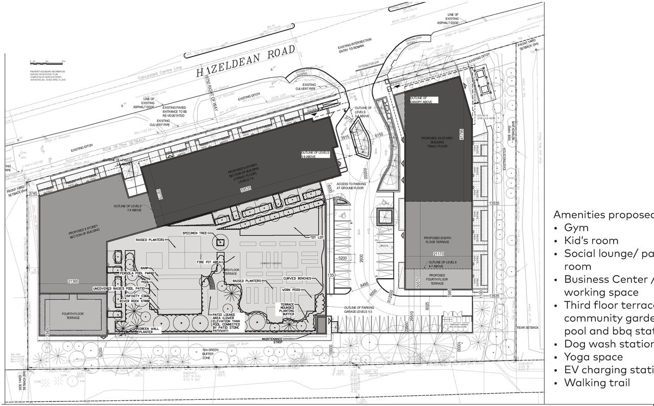Construction site plan for project from page 24 of the file '2023-01-22 Design Brief D02-02-22-0038'