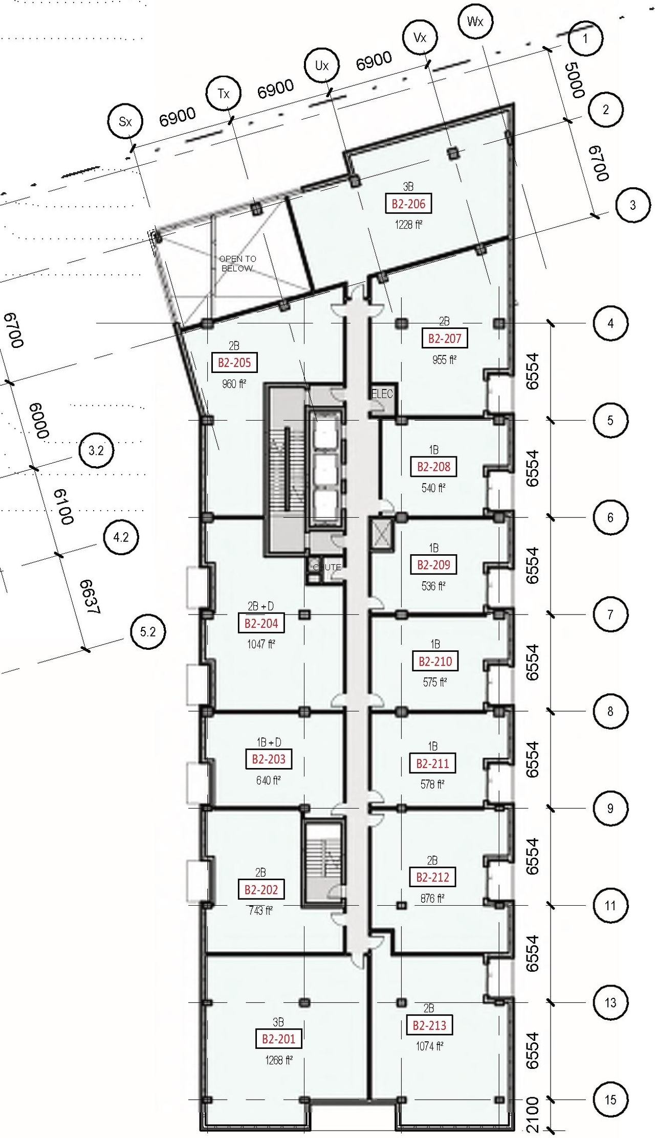 Floor plan for project from page 35 of the file '2023-01-22 Design Brief D02-02-22-0038'