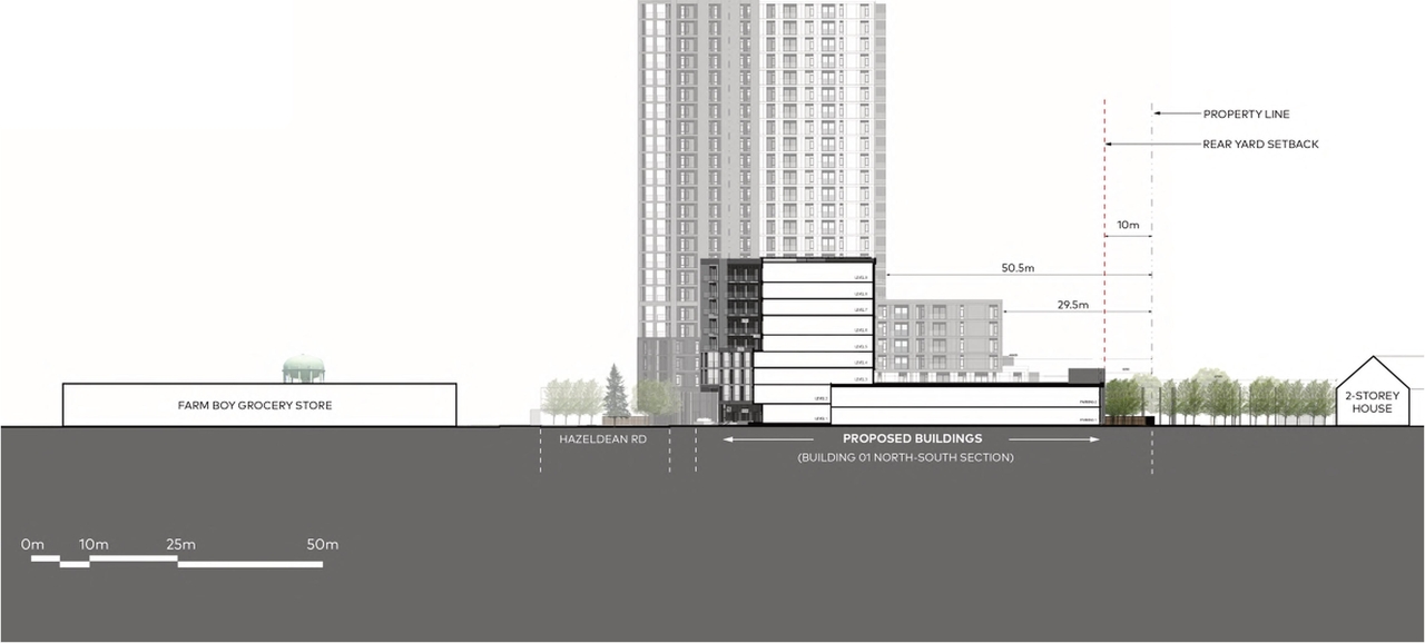 Rendering of building from page 47 of the file '2023-01-22 Design Brief D02-02-22-0038'