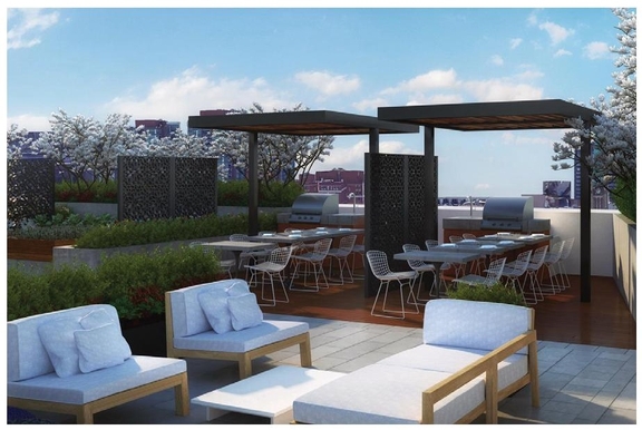 Rendering of building from page 8 of the file '2024-06-18 - Design Brief Revision - D02-02-22-0038'