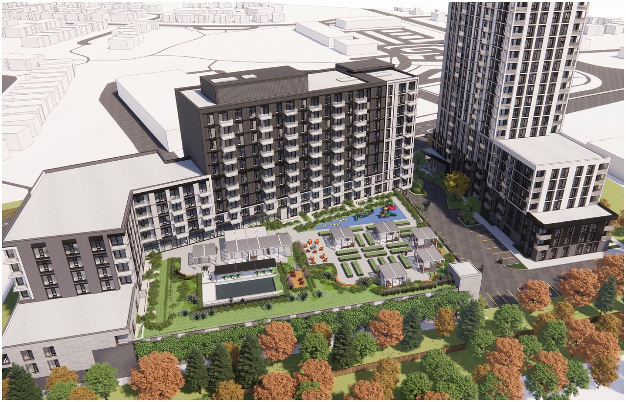 Rendering of building from page 10 of the file '2024-06-18 - Design Brief Revision - D02-02-22-0038'
