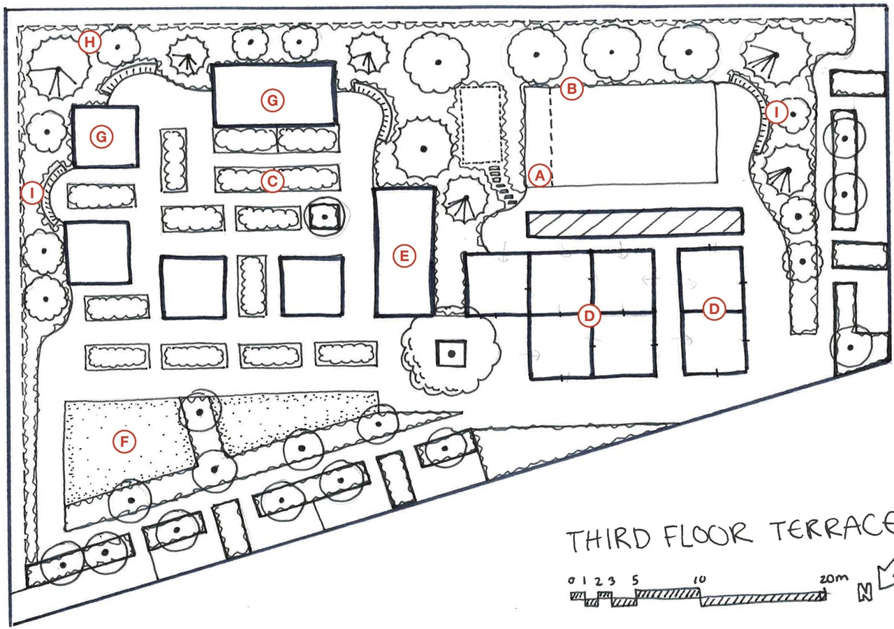 Floor plan for project from page 55 of the file '2024-06-18 - Design Brief Revision - D02-02-22-0038'