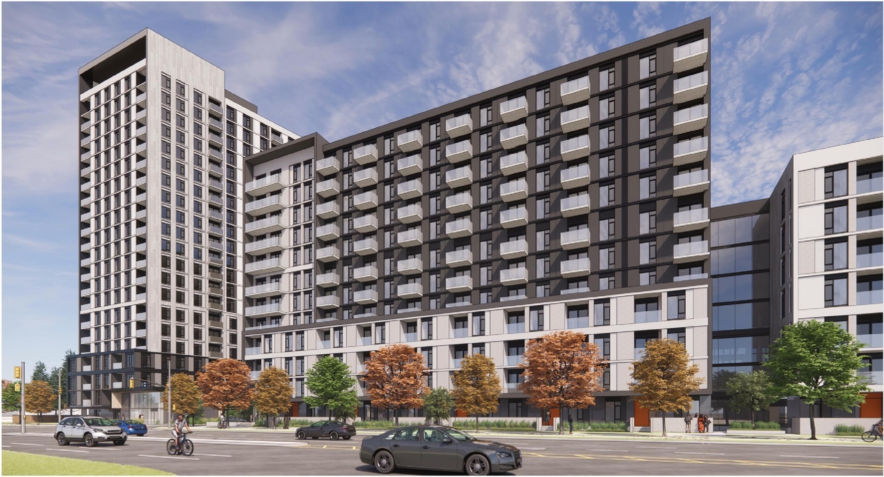 Rendering of building from page 1 of the file '2024-04-17 - Design Brief - D02-02-22-0038'