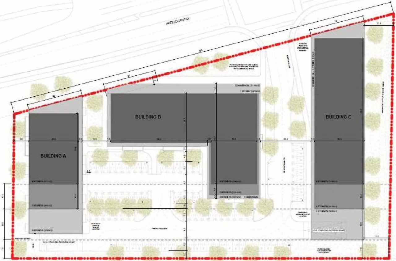 Construction site plan for project from page 28 of the file '2024-04-17 - Design Brief - D02-02-22-0038'