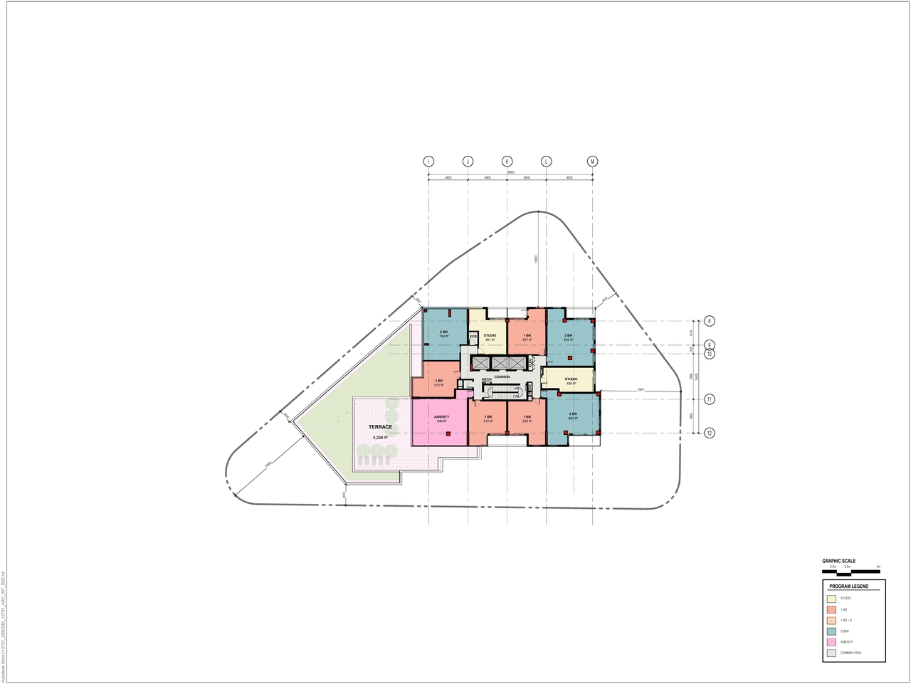 Floor plan for project from page 1 of the file '2022-04-27 - Floor Plan-Level 10 - D02-02-22-0040'