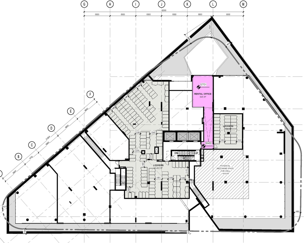 Floor plan for project from page 34 of the file '2022-04-27 - Architectural Design Brief - D02-02-22-0040'
