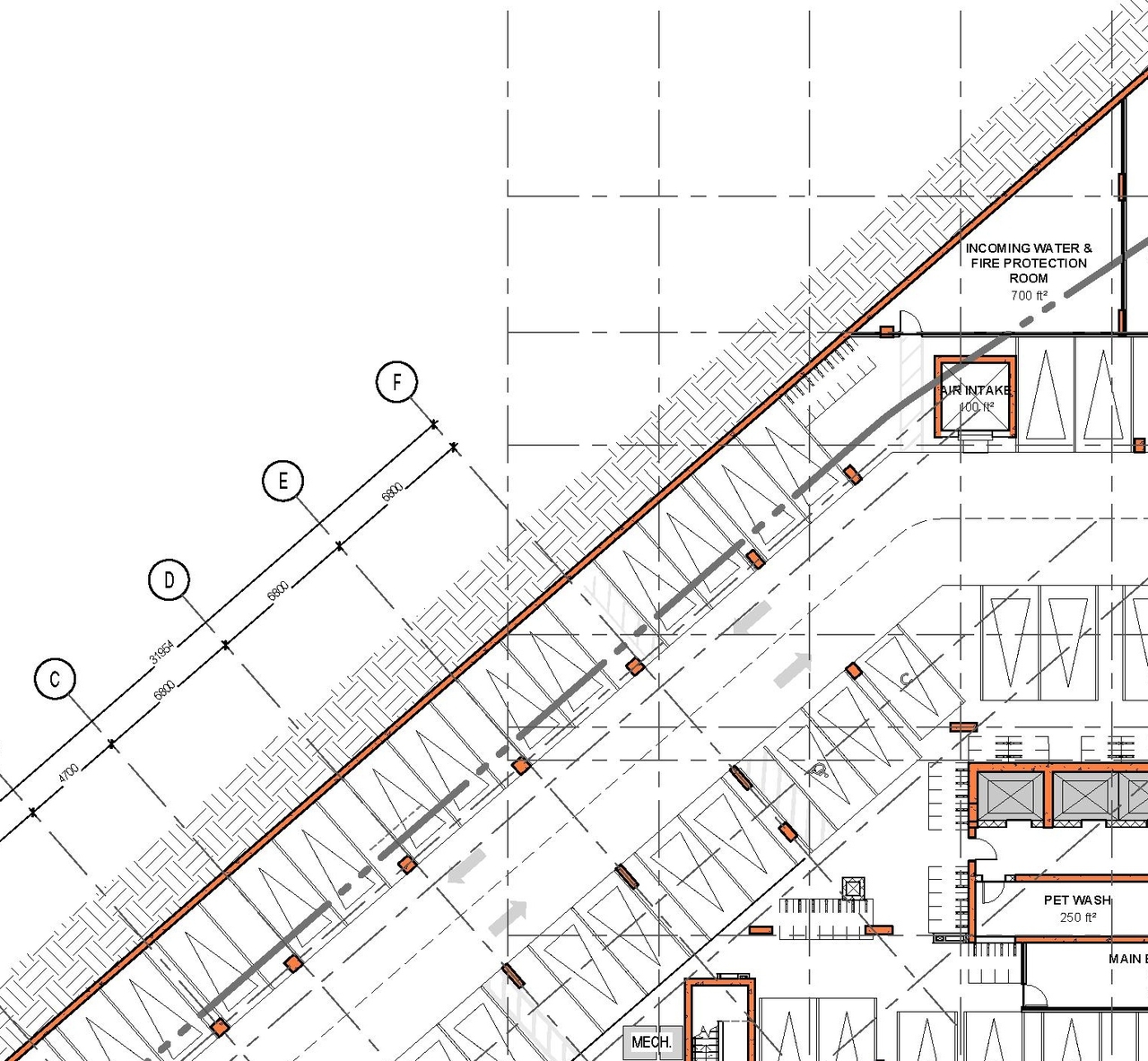 Construction site plan for project from page 33 of the file '2022-10-03 - Design Brief - D02-02-22-0040'