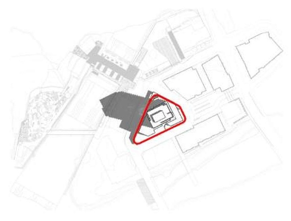 Construction site plan for project from page 49 of the file '2022-10-03 - Design Brief - D02-02-22-0040'