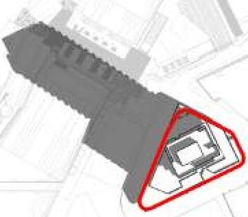 Construction site plan for project from page 49 of the file '2022-10-03 - Design Brief - D02-02-22-0040'