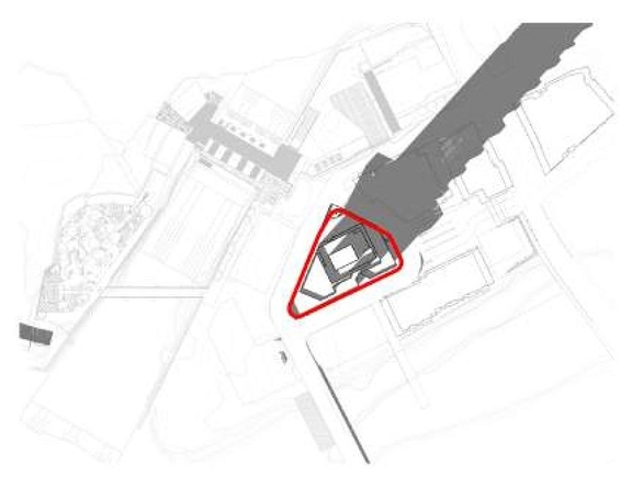 Construction site plan for project from page 49 of the file '2022-10-03 - Design Brief - D02-02-22-0040'