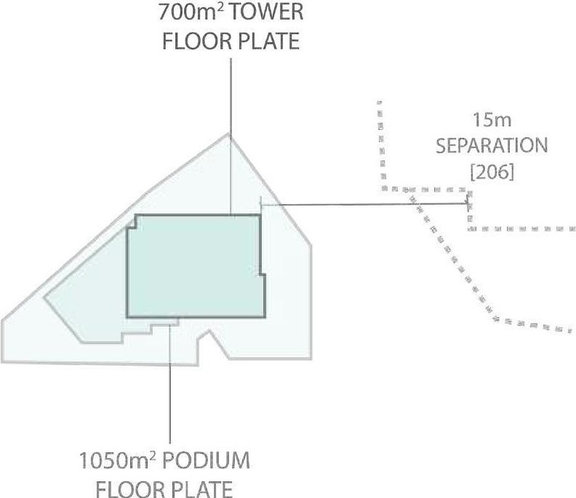 Construction site plan for project from page 5 of the file '2022-10-03 - Design Brief - D02-02-22-0040'