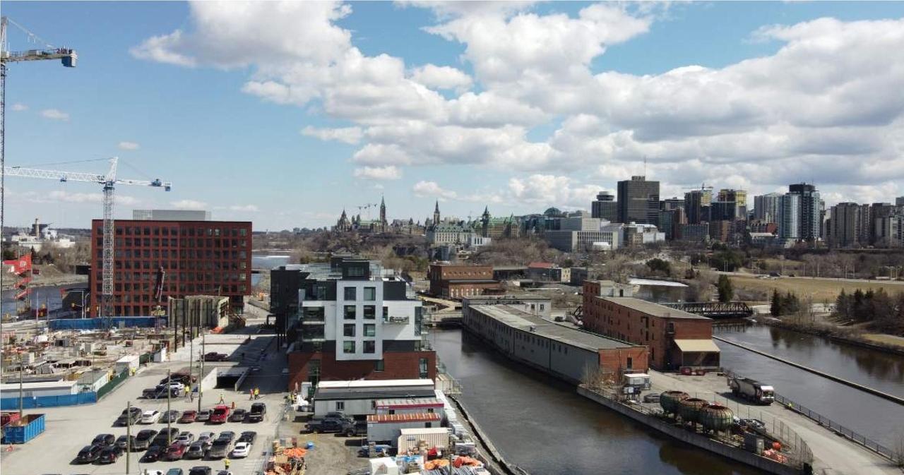 Rendering of building from page 7 of the file '2022-10-03 - Design Brief - D02-02-22-0040'