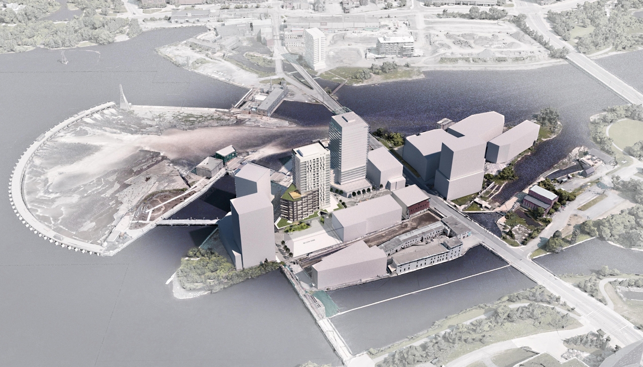 Rendering of building from page 6 of the file '2022-04-27 - Views Study - D02-02-22-0040'