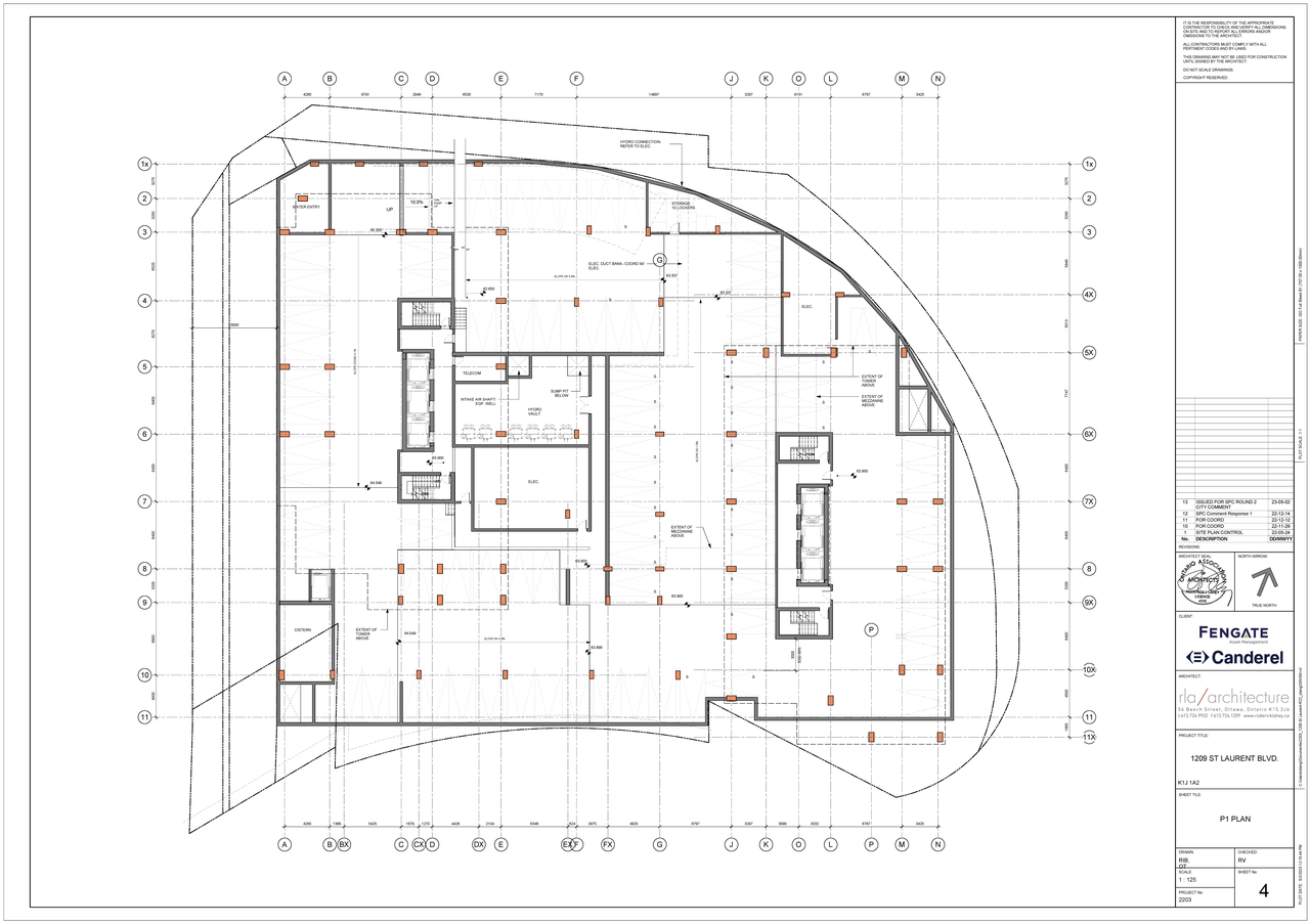 Floor plan for project from page 3 of the file '2023-05-09 - Floor, Elevations, Materials, Perspectives Plans - D02-02-22-0051'