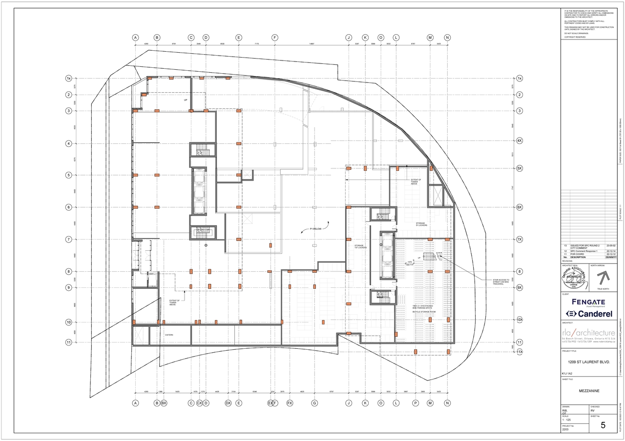 Floor plan for project from page 4 of the file '2023-05-09 - Floor, Elevations, Materials, Perspectives Plans - D02-02-22-0051'