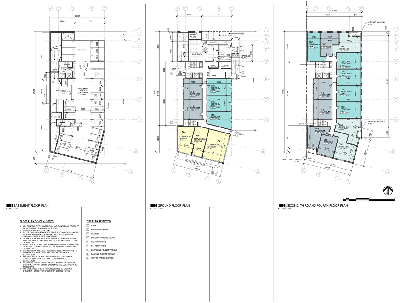 Floor plan for project from page 1 of the file '2023-06-12 - Floor Plans - D02-02-22-0058'