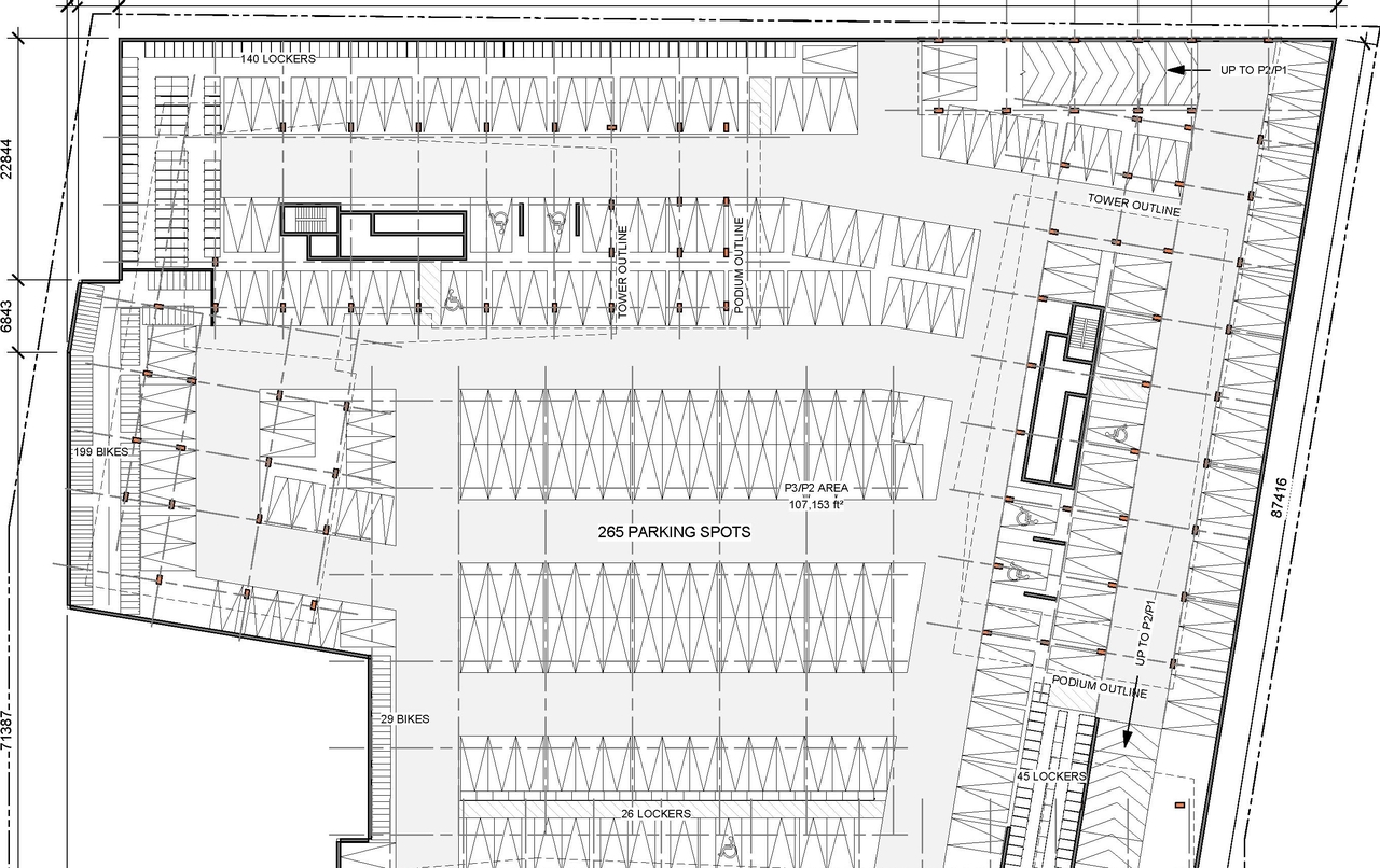 Construction site plan for project from page 18 of the file '2022-07-04 - Design Brief - D02-02-22-0062'