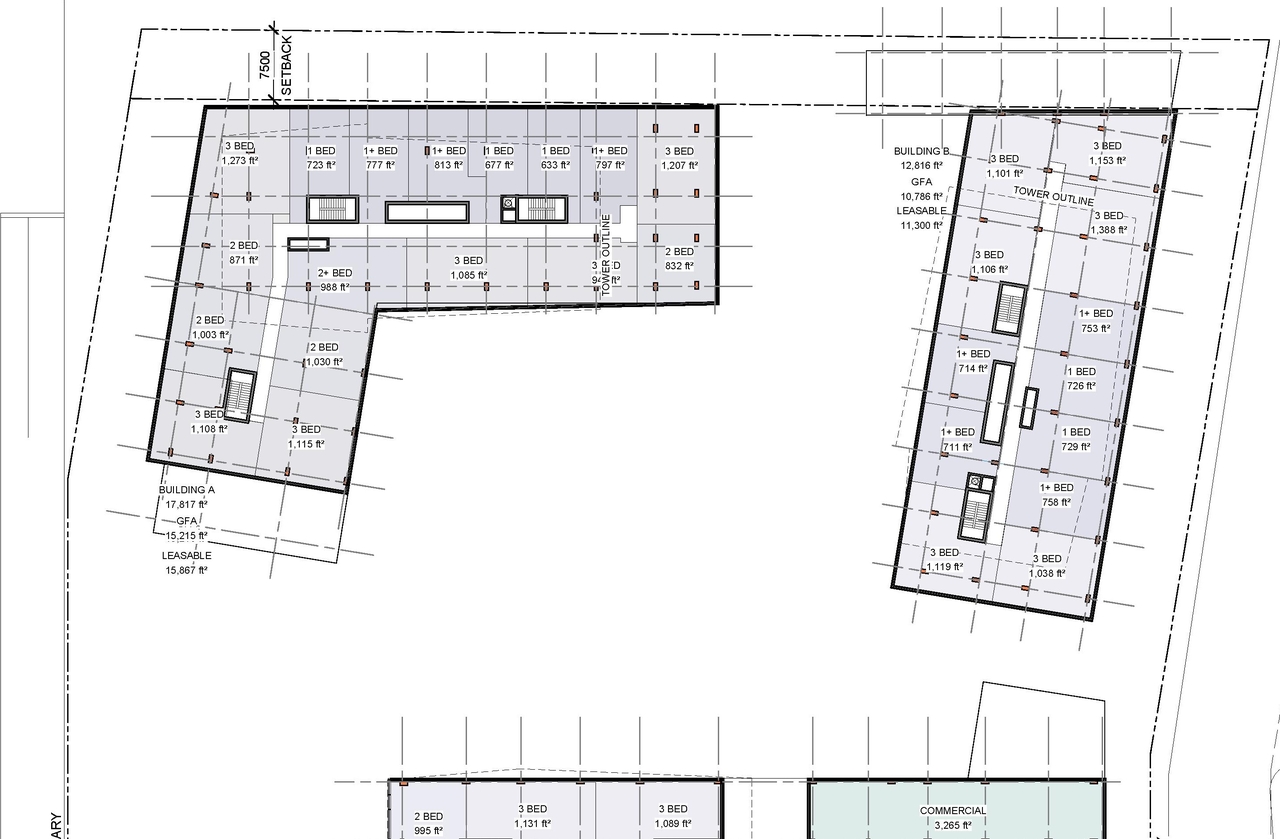 Floor plan for project from page 21 of the file '2022-07-04 - Design Brief - D02-02-22-0062'