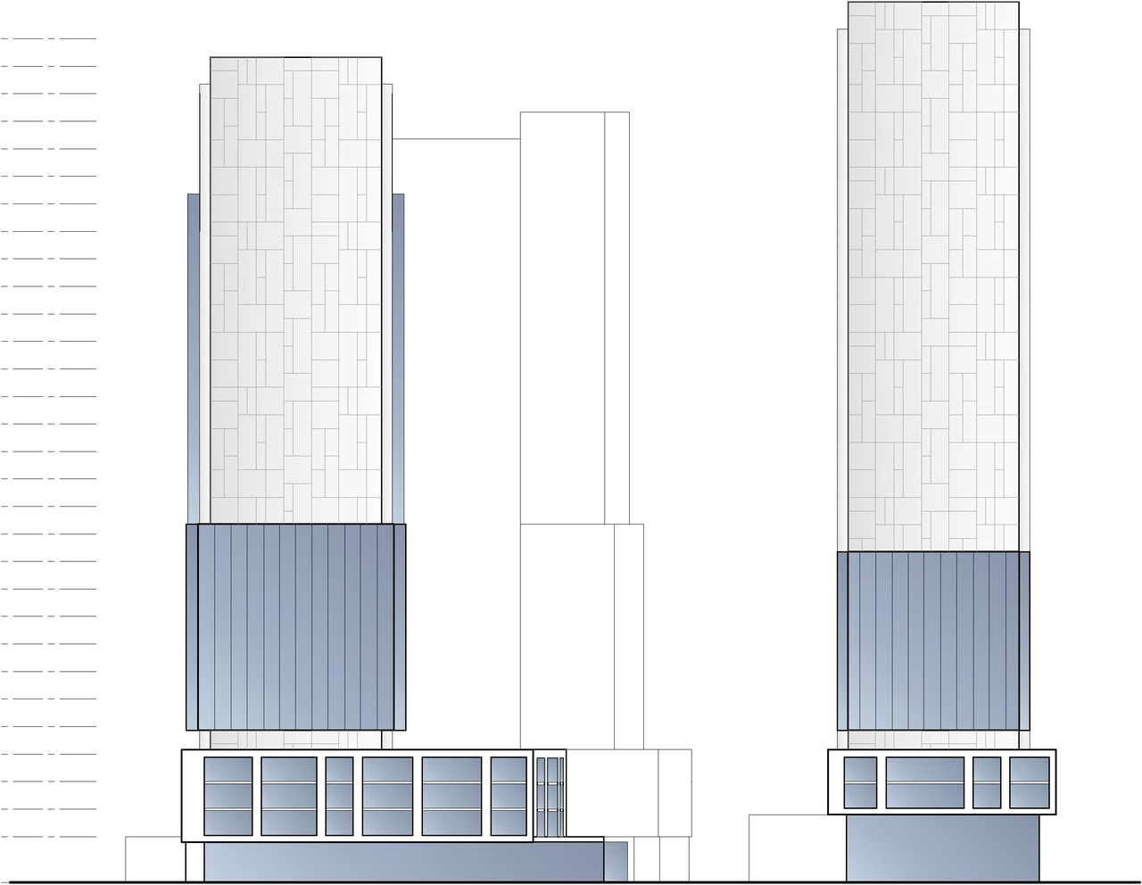 Rendering of building from page 29 of the file '2022-07-04 - Design Brief - D02-02-22-0062'