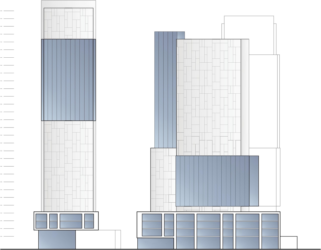 Rendering of building from page 31 of the file '2022-07-04 - Design Brief - D02-02-22-0062'