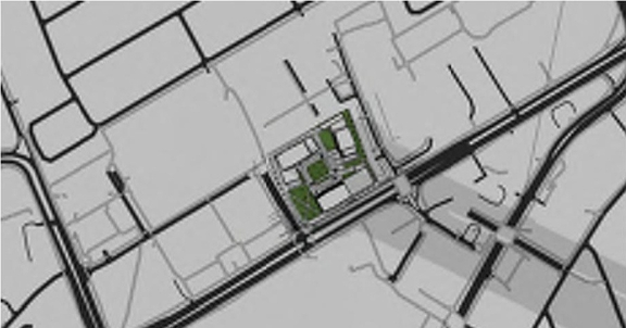 Construction site plan for project from page 47 of the file '2022-07-04 - Design Brief - D02-02-22-0062'