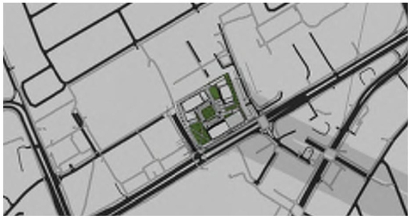 Construction site plan for project from page 47 of the file '2022-07-04 - Design Brief - D02-02-22-0062'