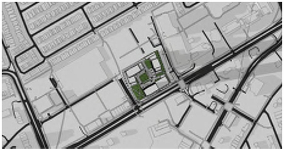 Construction site plan for project from page 48 of the file '2022-07-04 - Design Brief - D02-02-22-0062'