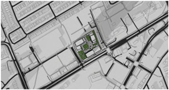 Construction site plan for project from page 49 of the file '2022-07-04 - Design Brief - D02-02-22-0062'