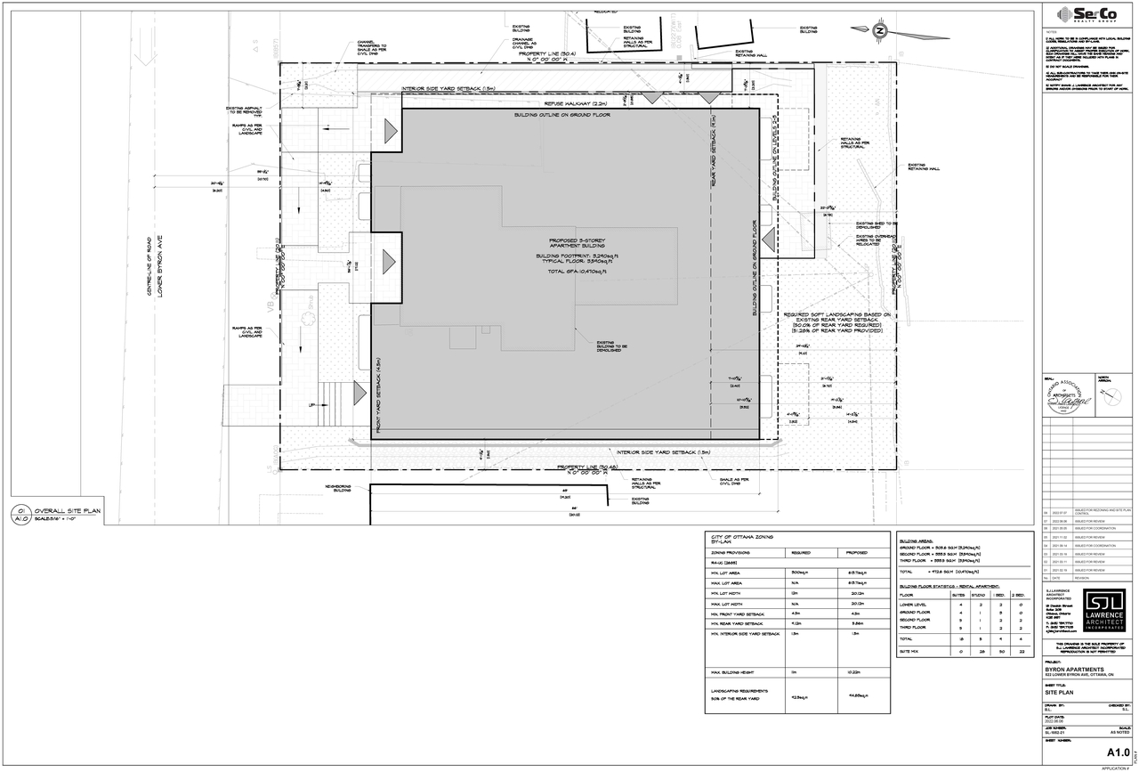 Floor plan for project from page 2 of the file '2022-07-07 - Site & Elevations & Floor Plans - D02-02-22-0069'