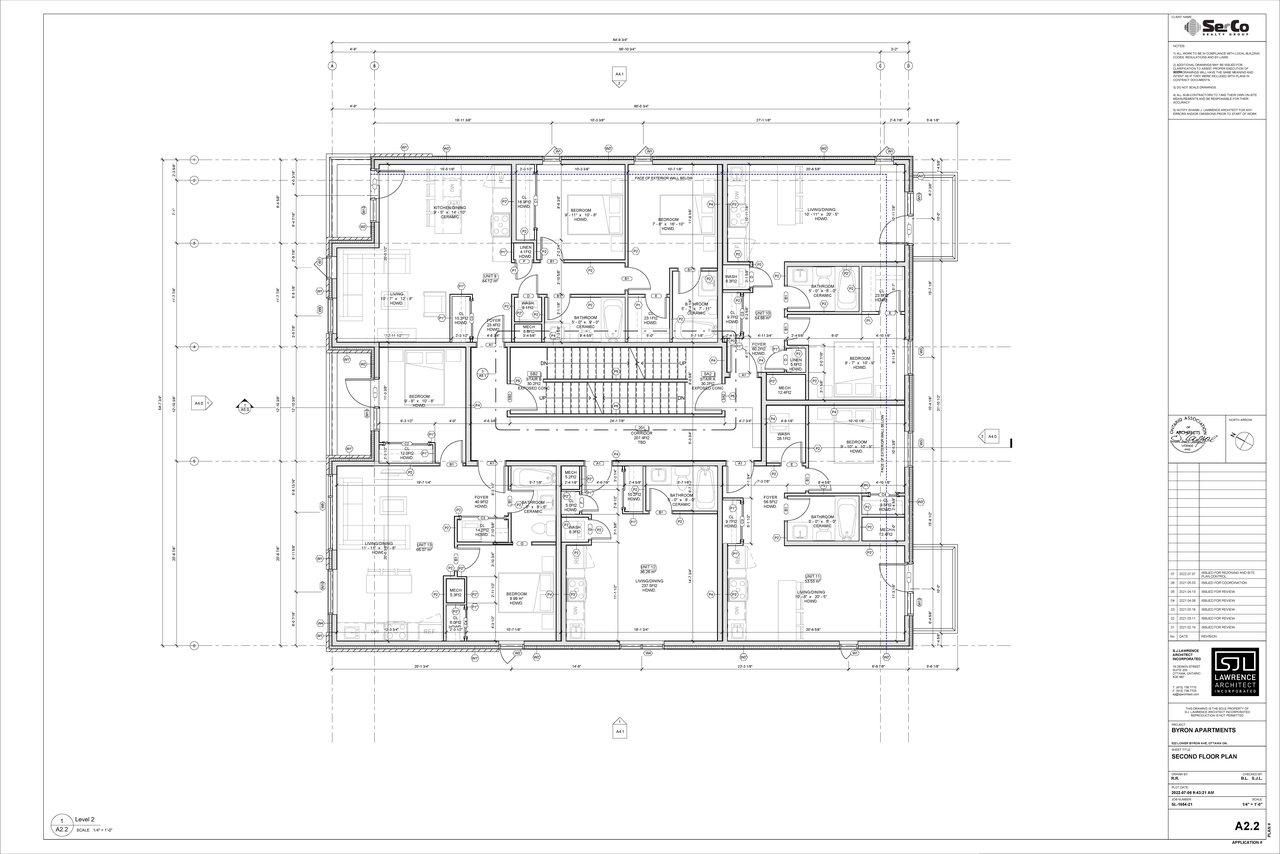 Floor plan for project from page 5 of the file '2022-07-07 - Site & Elevations & Floor Plans - D02-02-22-0069'