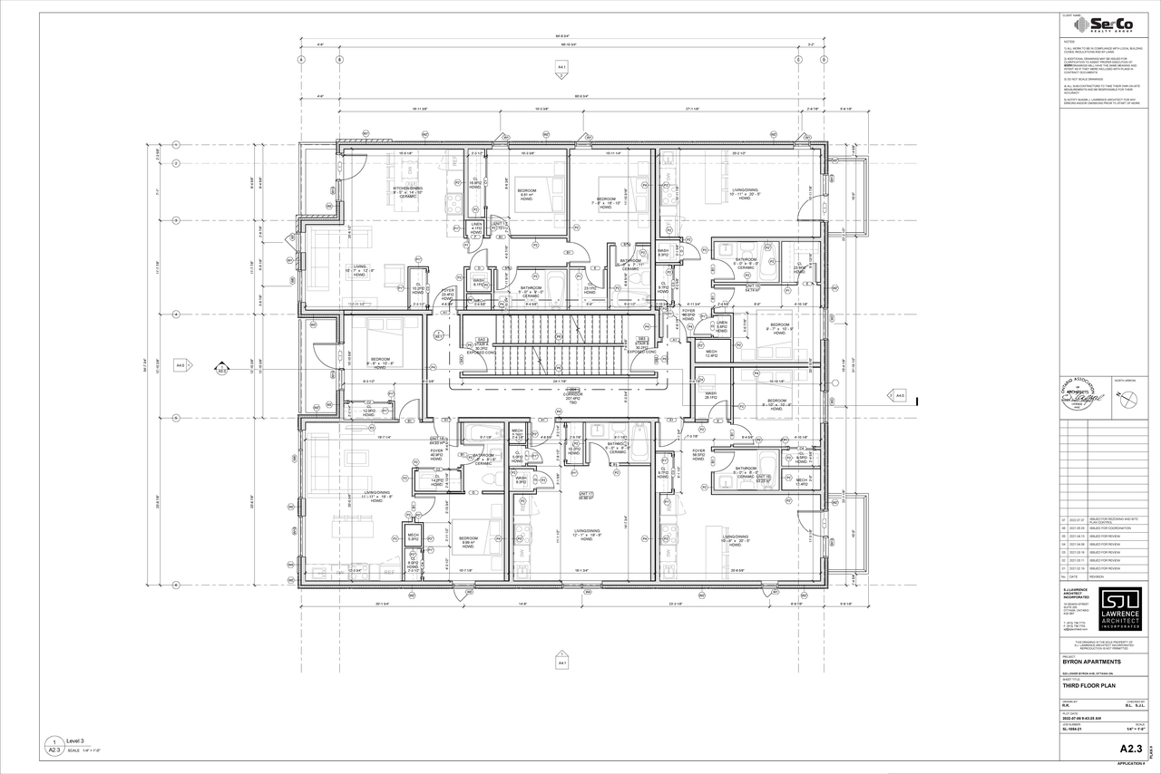 Floor plan for project from page 6 of the file '2022-07-07 - Site & Elevations & Floor Plans - D02-02-22-0069'