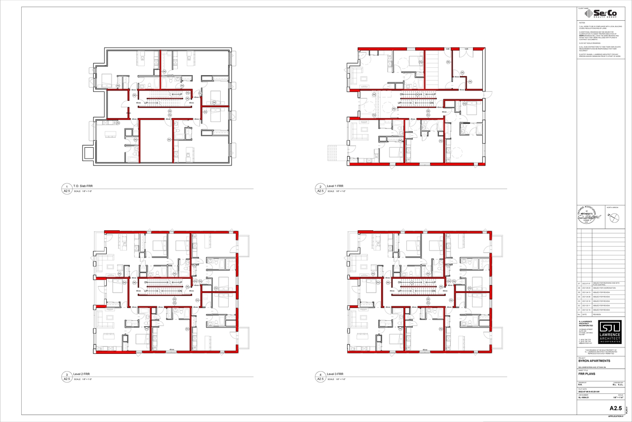 Floor plan for project from page 8 of the file '2022-07-07 - Site & Elevations & Floor Plans - D02-02-22-0069'