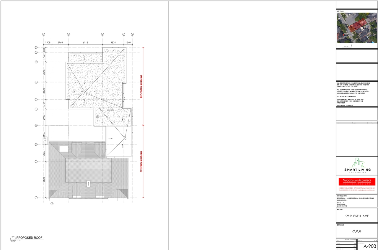Floor plan for project from page 3 of the file '2022-08-15 - Floor & Elevations & Rendering Plans - D02-02-22-0076'