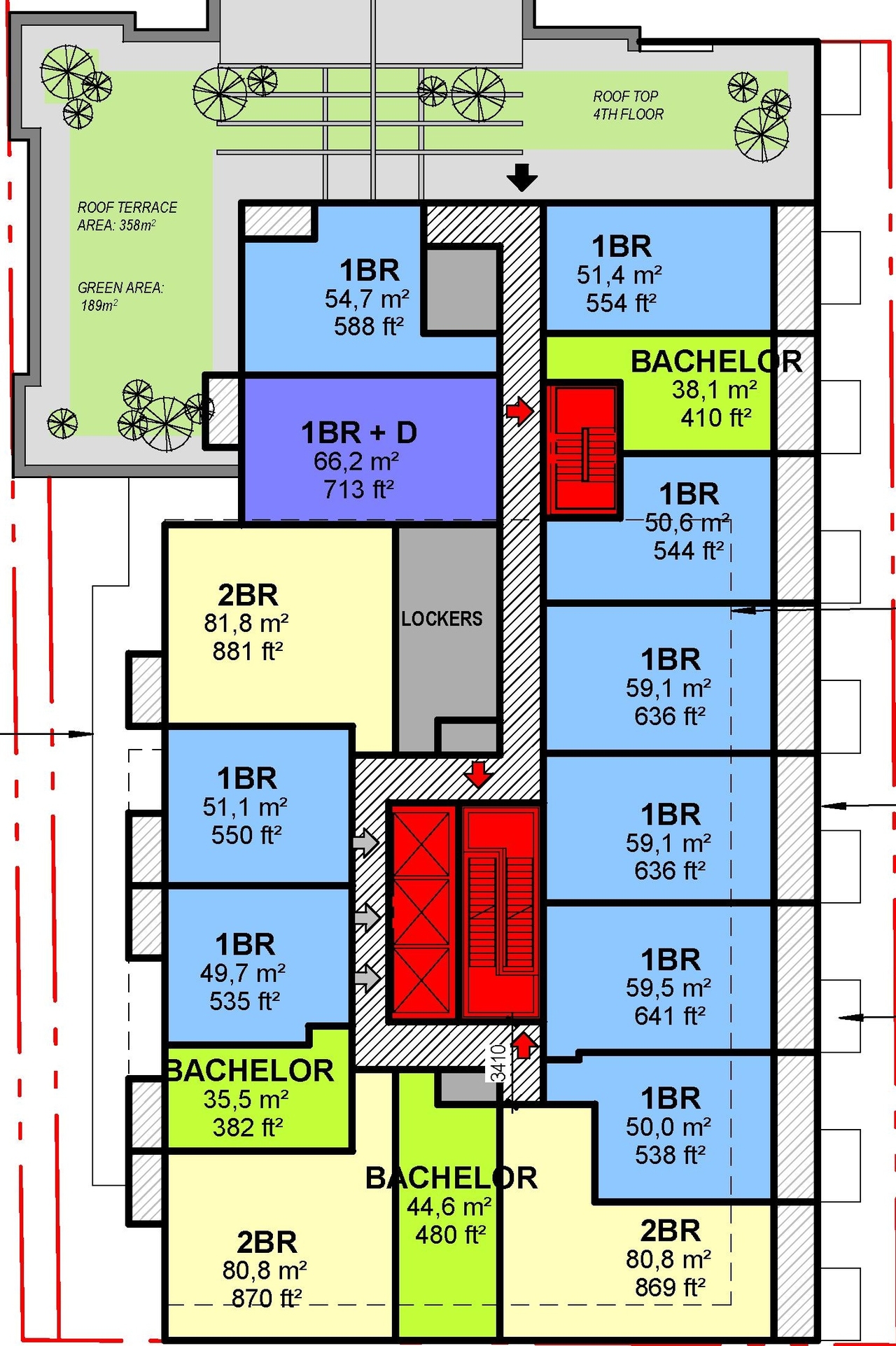 Floor plan for project from page 36 of the file '2023-06-07 - Design Brief and Plans - D02-02-22-0082'