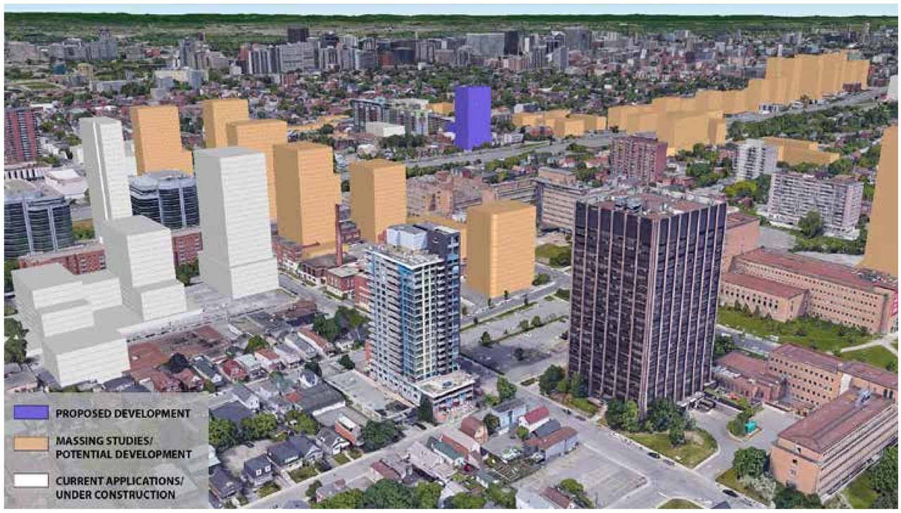 Rendering of building from page 17 of the file '2022-08-25 - DESIGN BRIEF - D02-02-22-0082'
