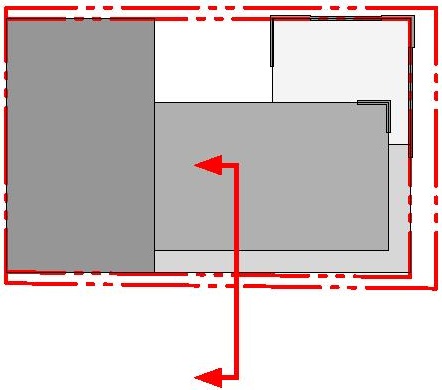 Floor plan for project from page 38 of the file '2022-08-25 - DESIGN BRIEF - D02-02-22-0082'