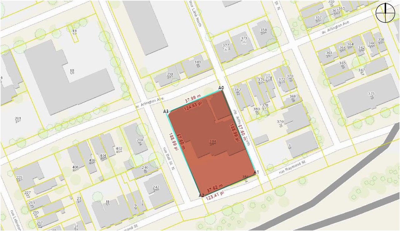 Construction site plan for project from page 12 of the file '2023-09-18 - Architectural Design Brief - D02-02-22-0082'