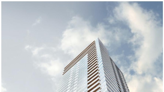 Rendering of building from page 23 of the file '2023-09-18 - Architectural Design Brief - D02-02-22-0082'