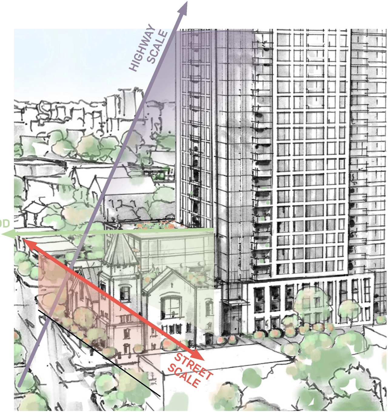 Construction site plan for project from page 24 of the file '2023-09-18 - Architectural Design Brief - D02-02-22-0082'
