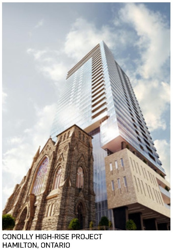 Rendering of building from page 59 of the file '2023-09-18 - Architectural Design Brief - D02-02-22-0082'