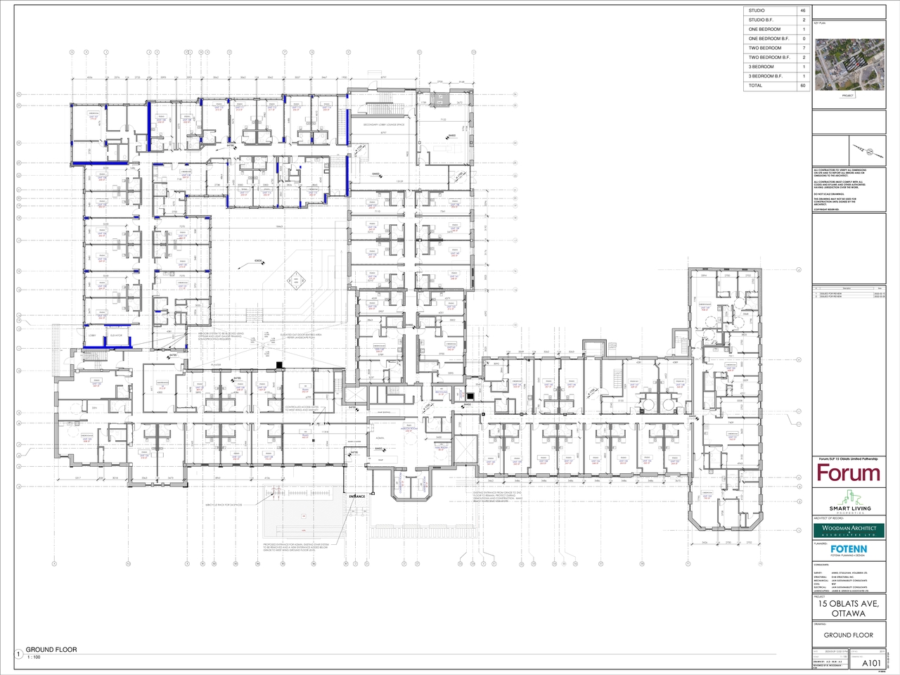 Floor plan for project from page 2 of the file '2023-03-30 - Floor Plans - D02-02-22-0083'