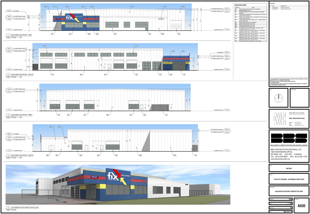 Rendering of building from page 1 of the file '2022-08-30 - Building Elevations & Perspective View - D02-02-22-0086'