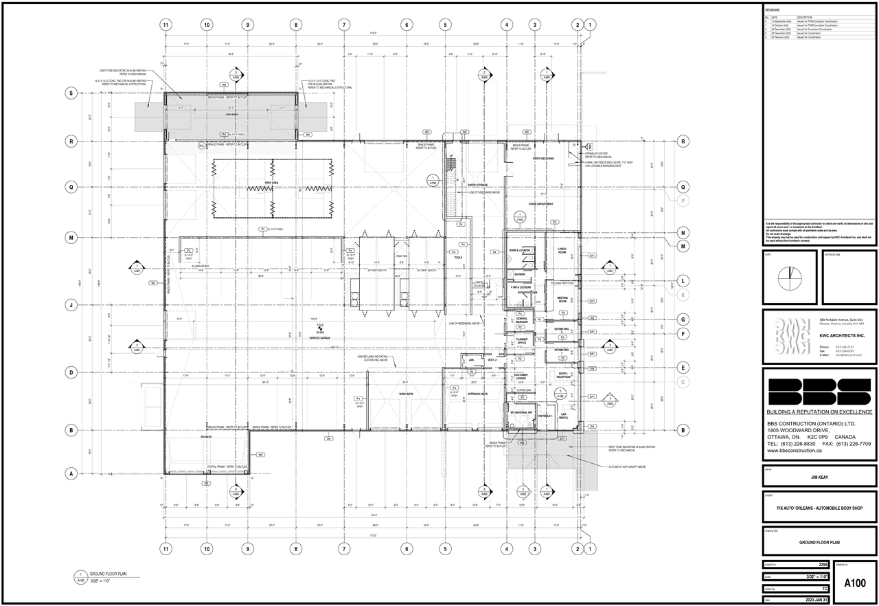 Floor plan for project from page 1 of the file '2023-02-15 - Ground Floor Plan (Permit Plan) - D02-02-22-0086'