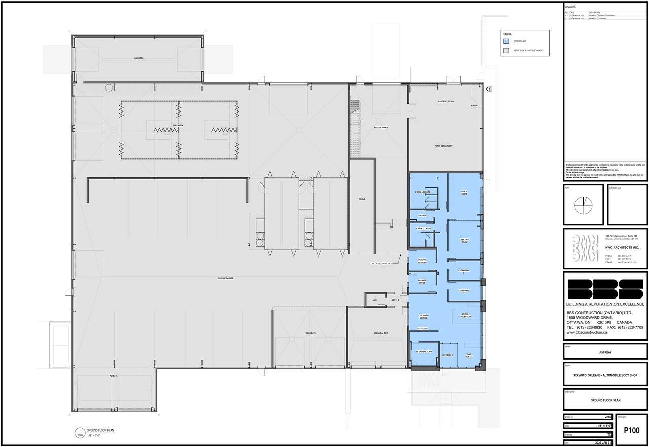 Floor plan for project from page 1 of the file '2023-02-15 - Ground Floor Plan (Design Plan) - D02-02-22-0086'