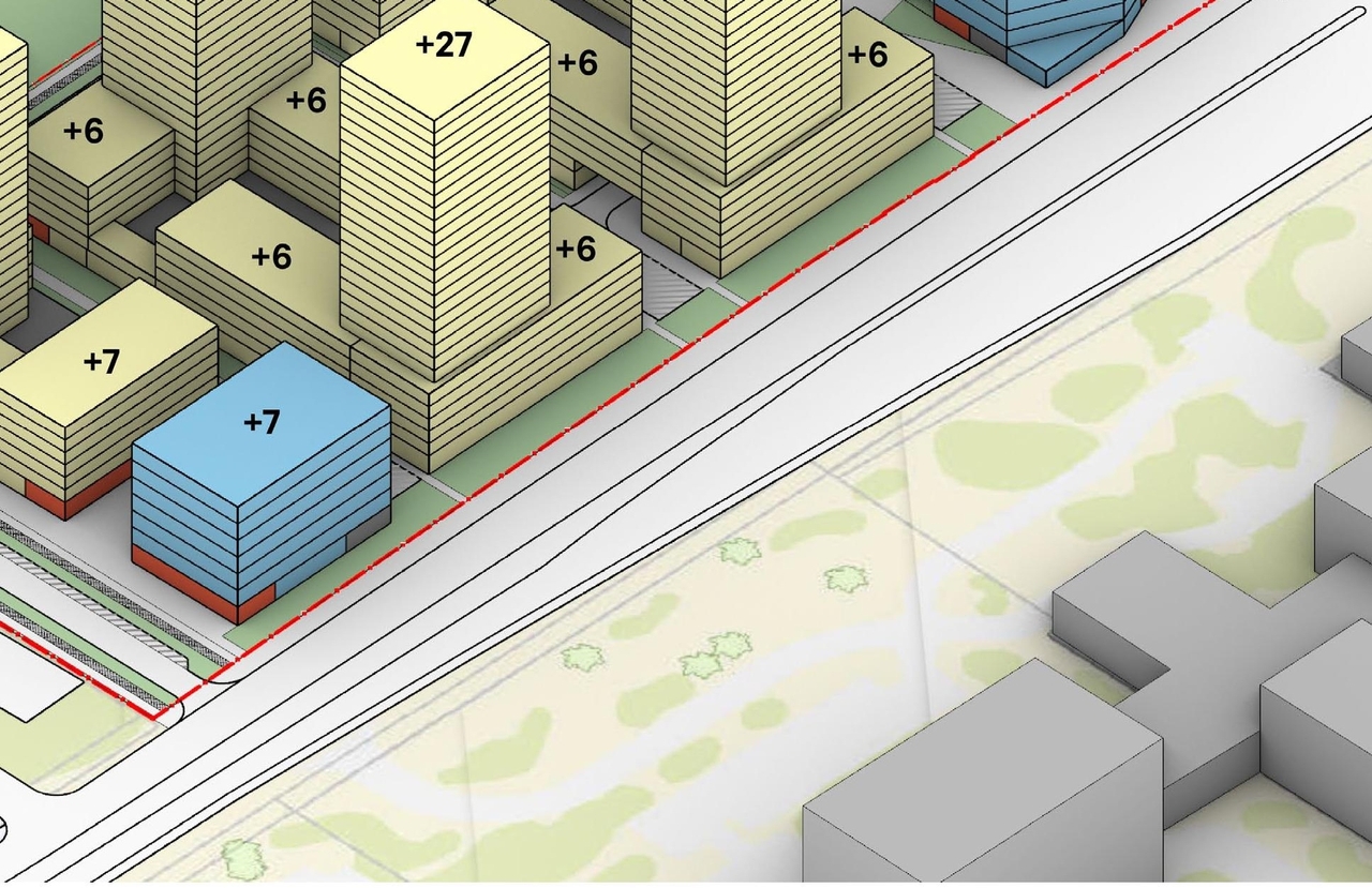 Construction site plan for project from page 25 of the file '2022-11-18 - Design Brief - D02-02-22-0108'