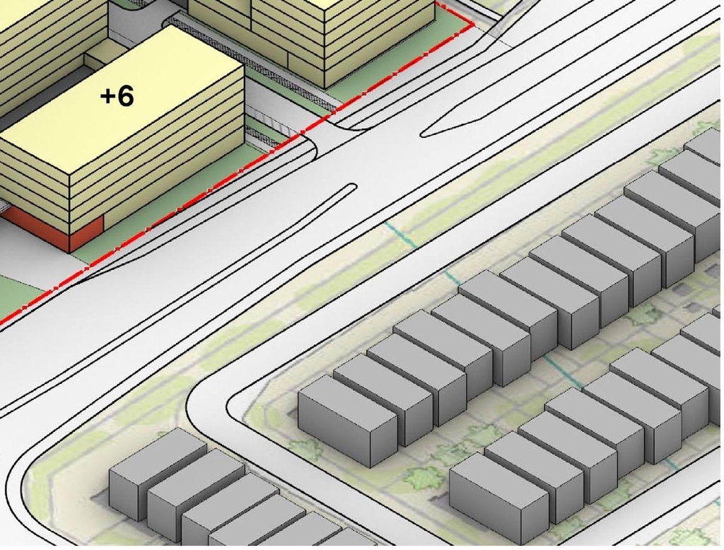 Construction site plan for project from page 26 of the file '2022-11-18 - Design Brief - D02-02-22-0108'